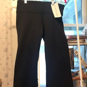 NWT Athleta Black Lined Yoga Pants